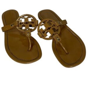 Tan Tory Burch Miller Sandals